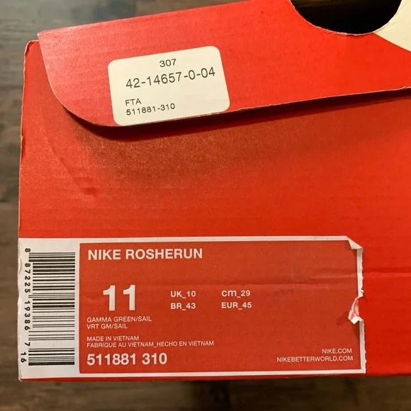 Nike ROSHE size 11 - Picture 2 of 4
